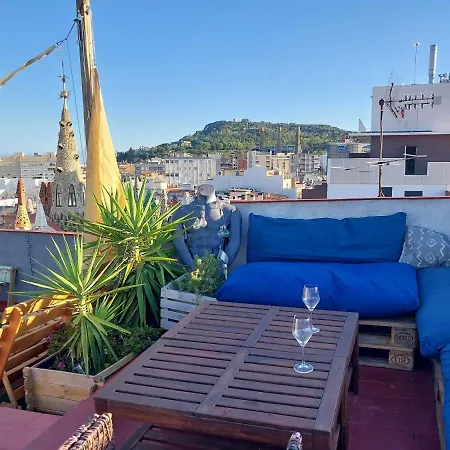 Sunny Rooftop Flat-360 View *